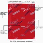 ole miss rebels fan spirit red blanket new arrival