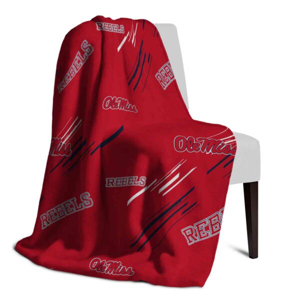 ole miss rebels fan spirit red blanket top rated