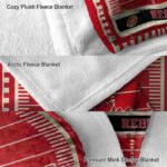 ole miss rebels football field red blanket best selling