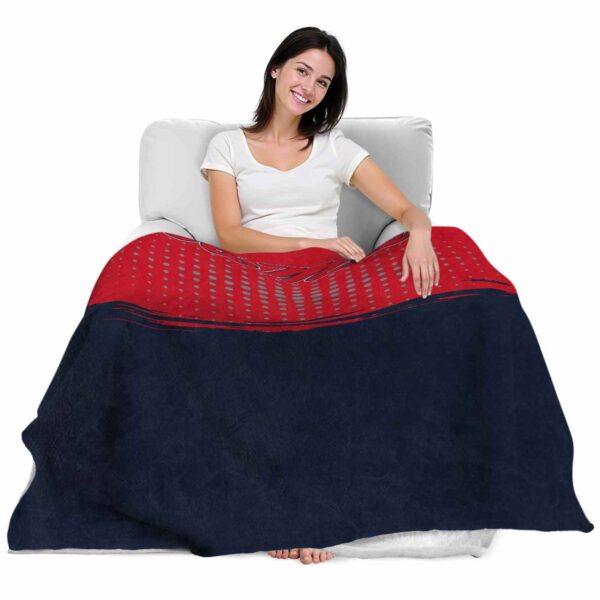 ole miss rebels gradient dots red blanket latest model