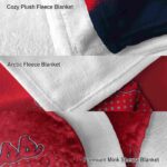 ole miss rebels gradient dots red blanket premium grade