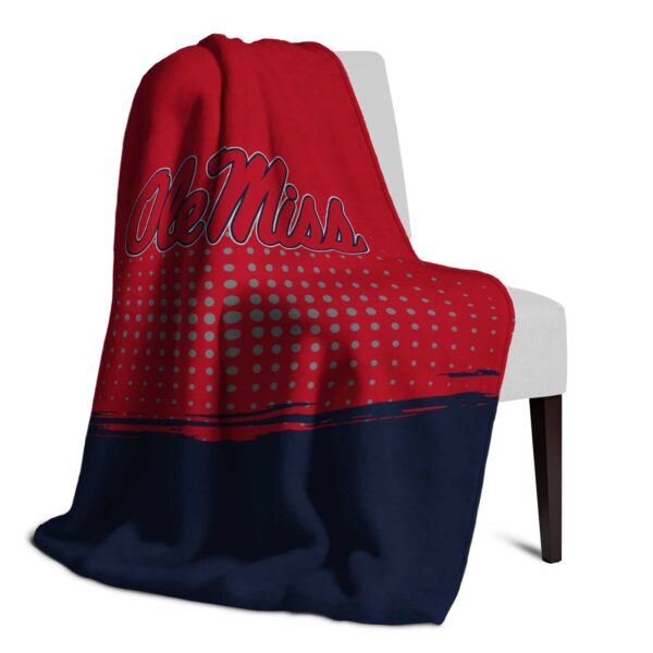 ole miss rebels gradient dots red blanket top rated
