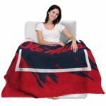 ole miss rebels splatter effect red blanket best selling