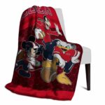 ole miss rebels three musketeers red blanket best selling