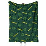 oregon ducks diehard fans green blanket best selling