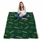 oregon ducks diehard fans green blanket best selling