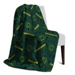 oregon ducks diehard fans green blanket best selling