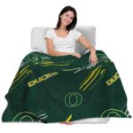 oregon ducks fan spirit green blanket best selling