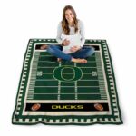 oregon ducks football field green blanket best selling