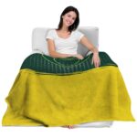 oregon ducks gradient dots green blanket latest model