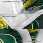 oregon ducks paint streaks green white blanket best selling