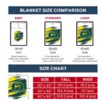 oregon ducks paint streaks green white blanket best selling