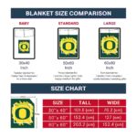 oregon ducks splatter effect green blanket trendy