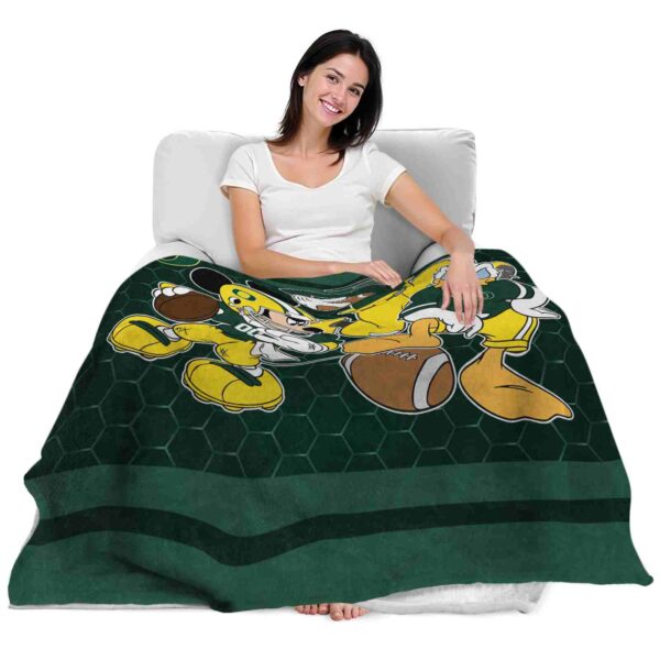 oregon ducks three musketeers green blanket latest model