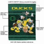 oregon ducks three musketeers green blanket new arrival