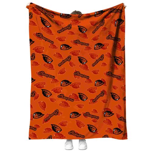 oregon state beavers diehard fans orange blanket best selling