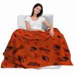 oregon state beavers diehard fans orange blanket latest model