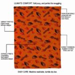 oregon state beavers diehard fans orange blanket new arrival