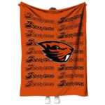 oregon state beavers fan pride orange blanket best selling