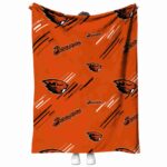 oregon state beavers fan spirit orange blanket best selling