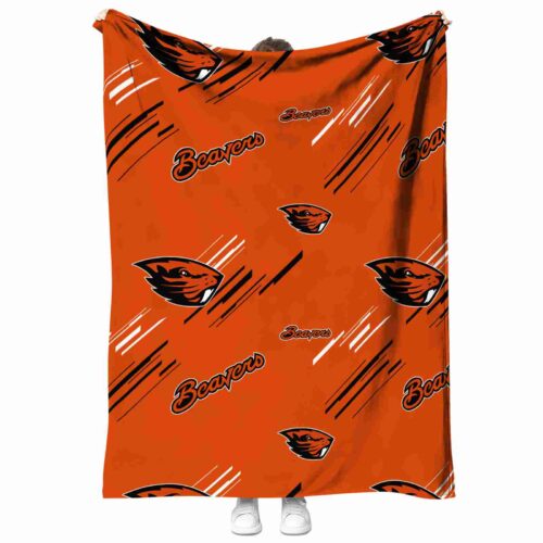 oregon state beavers fan spirit orange blanket best selling