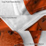 oregon state beavers fan spirit orange blanket best selling