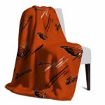oregon state beavers fan spirit orange blanket best selling
