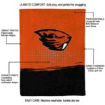 oregon state beavers gradient dots orange blanket new arrival