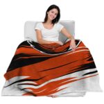 oregon state beavers paint streaks orange white blanket best selling