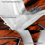 oregon state beavers paint streaks orange white blanket best selling