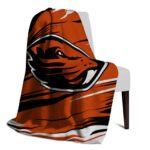 oregon state beavers paint streaks orange white blanket best selling