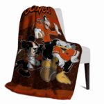 oregon state beavers three musketeers orange blanket top rated