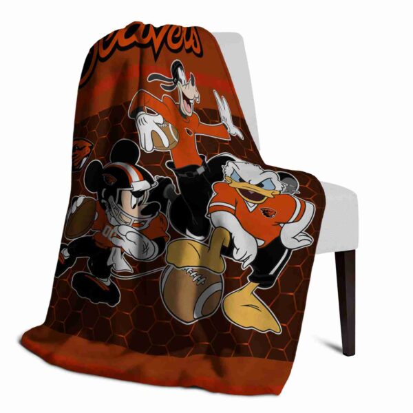 oregon state beavers three musketeers orange blanket top rated