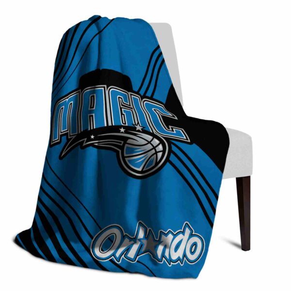 orlando magic diagonal stripes blue blanket top rated