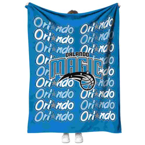 orlando magic fan pride blue blanket best selling