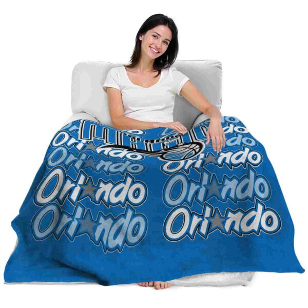 orlando magic fan pride blue blanket latest model