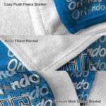 orlando magic fan pride blue blanket premium grade