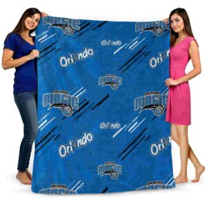 orlando magic fan spirit blue blanket fashion forward