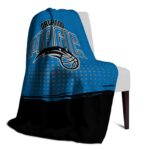 orlando magic gradient dots blue blanket best selling