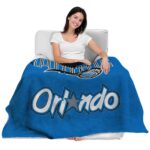 orlando magic grunge texture blue blanket latest model