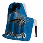 orlando magic grunge texture blue blanket top rated