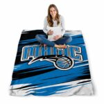 orlando magic paint streaks blue white blanket best selling