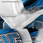 orlando magic paint streaks blue white blanket best selling