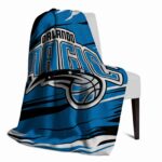 orlando magic paint streaks blue white blanket best selling