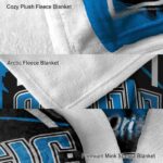 orlando magic splatter effect blue blanket best selling