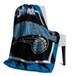 orlando magic splatter effect blue blanket best selling