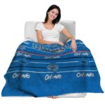 orlando magic striped pattern blue blanket best selling