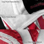 ottawa senators brushstrokes red white blanket best selling