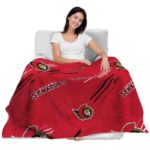 ottawa senators fan spirit red blanket latest model