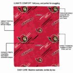 ottawa senators fan spirit red blanket new arrival